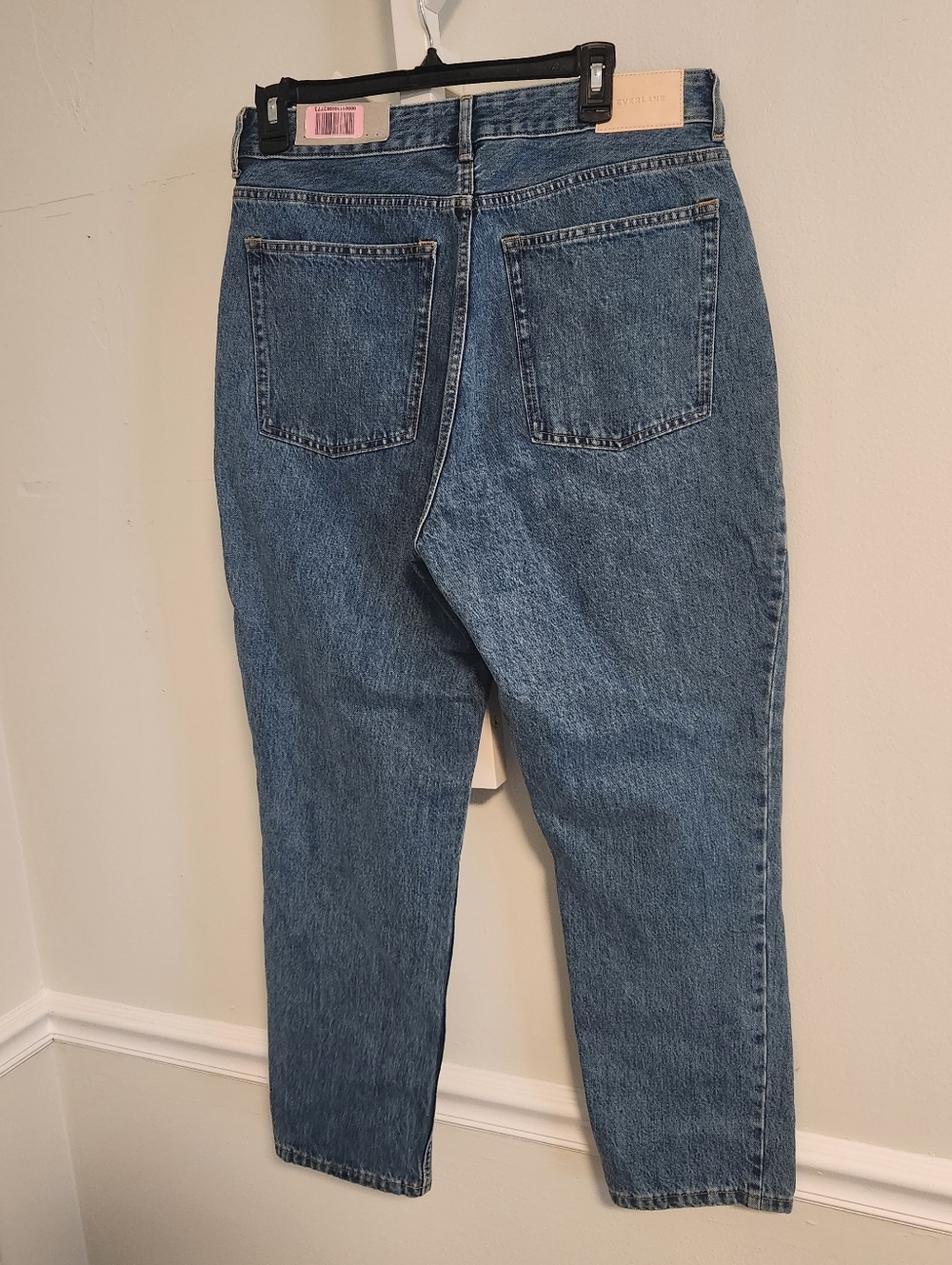 Everlane Curvy 90s Cheeky Straight Jean Organic Cotton Size 31 Med Wash - Picture 5 of 16